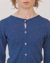 BASERANGE 25 Spring/Summer Drip Skirt/Cardigan Portugal BAS-KDRC-LI-SU25-MEZ BLUE Cardigan (DRDR)